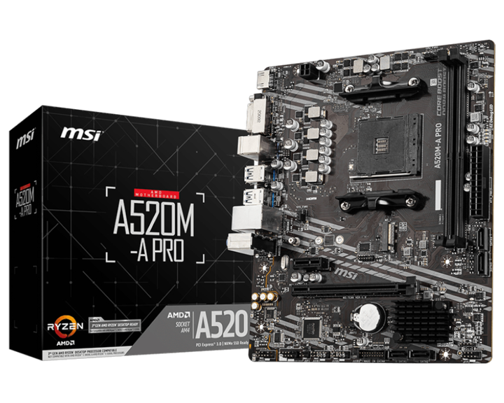 Материнська плата MSI A520M-A Pro Socket AM4 (A520M-A PRO) - зображення 4