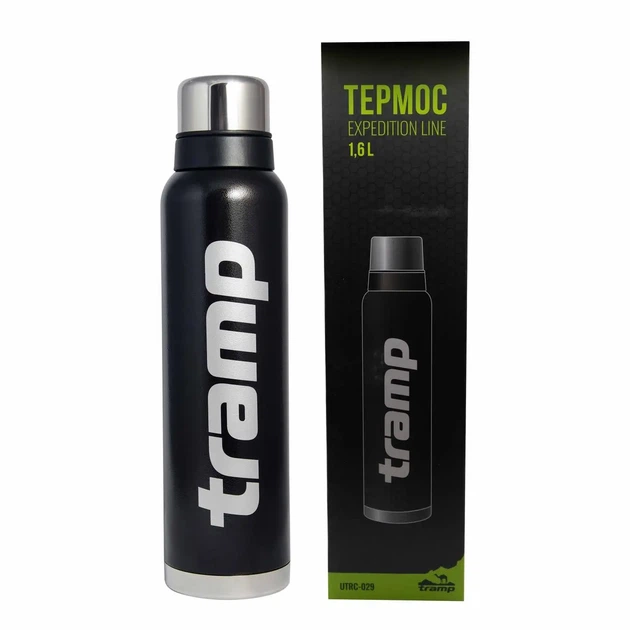 Термос Tramp Expedition Line 1,6л Чорний (UTRC-029-black) - Фото 5 Термос Tramp Expedition Line 1,6л Чорний (UTRC-029-black) - зображення 5