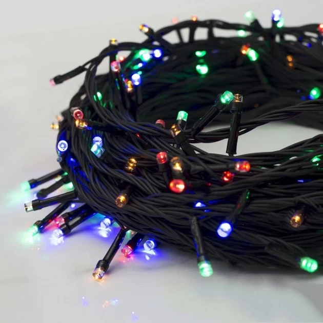 Светодиодная гирлянда 32 м 300 LED на солнечной батарее мультиколор - изображение 3
