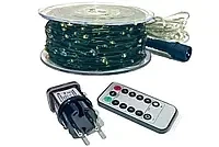 Гирлянда Роса нить 500 LED 50 м с пультом 220В теплый белый - Фото 6 Гирлянда Роса нить 500 LED 50 м с пультом 220В теплый белый - изображение 6