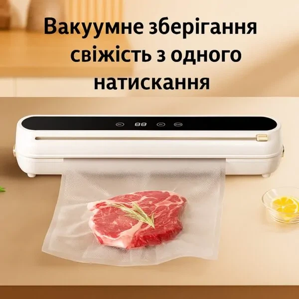 Вакуумный упаковщик 120 Вт с точной регулировкой вакуума и ножом для пакетов, арт. AveHB509 - изображение 2