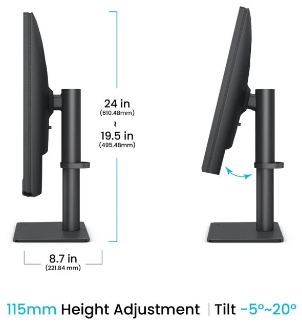 Монітор 31.5" BenQ PV3200U UHD IPS 60Hz (9H.Y01LA.TBE) - Фото 7 Монітор 31.5" BenQ PV3200U UHD IPS 60Hz (9H.Y01LA.TBE) - зображення 7