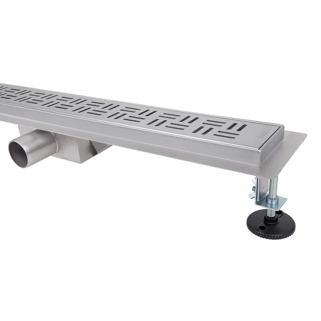 IT02-FT20/800 ITAL Душовий трап 800 мм, комбінований гідрозатвор, Brushed nickel (блістер) {5/1} - изображение 2