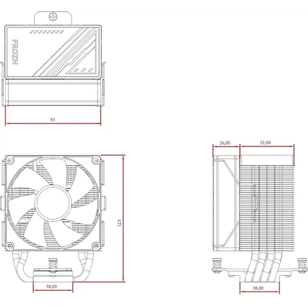 Кулер процесорний ID-Cooling Frozn A400 ARGB - изображение 7