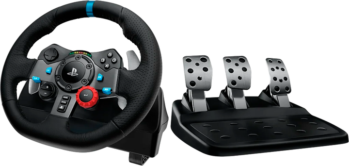 Zestaw Logitech G29 Driving Force Gaming Kit do PC/PS4/PS5 + Shifter (991-000557) - obraz 4