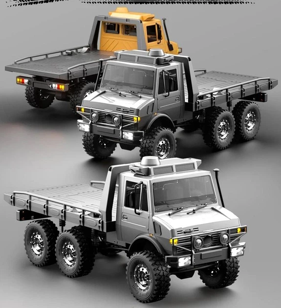 Машинка на радіокеруванні JJRC C8823 Mercedes Unimog 6x6 | Сіра