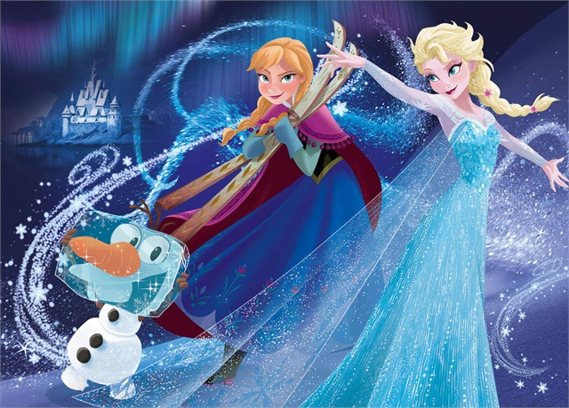 Двосторонні пазли Lisciani Df Supermaxi Frozen 35 деталей (8008324066711) - зображення 2