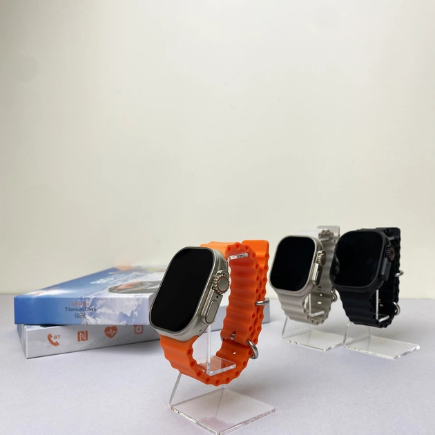 Розумний годинник Smart Watch S8 Ultra Помаранчевий фітнес трекер для здоров'я та активності смарт годинник (581658) - зображення 6
