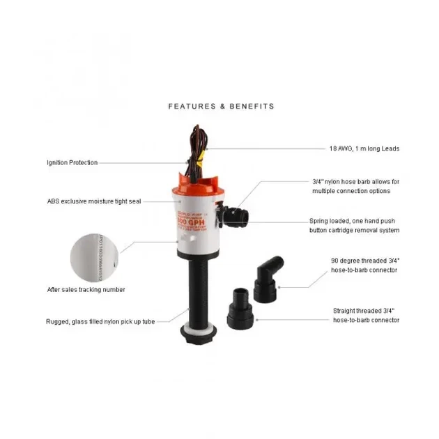 Аератор вертикальний Seaflo SFBP1-G800-04 50 л/хв 12В (SFBP1-G800-04) - Фото 3 Аератор вертикальний Seaflo SFBP1-G800-04 50 л/хв 12В (SFBP1-G800-04) - зображення 3