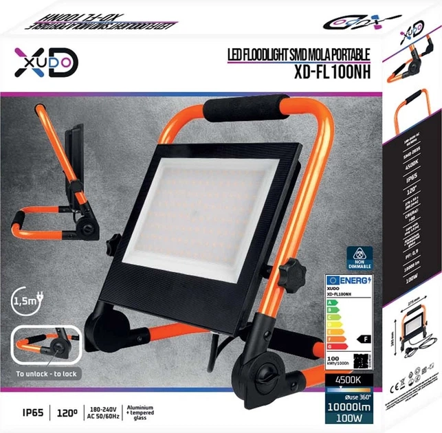 Reflektor Mola 100 W 8000 Lm 4500 K - obraz 5