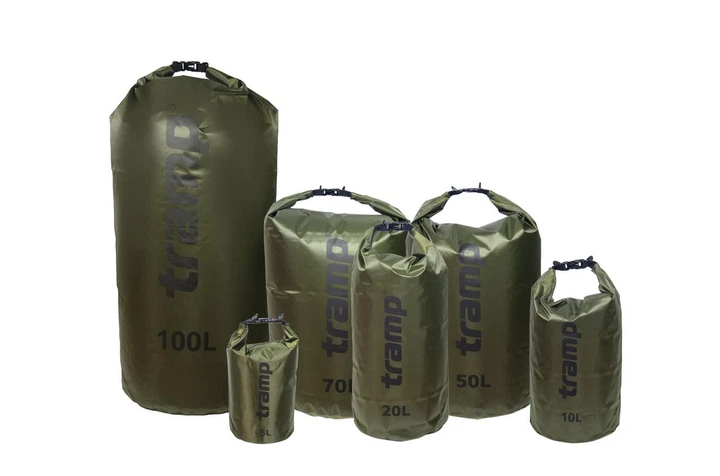 Гермомішок Tramp PVC Diamond Rip-Stop 10 літрів Помаранчевий Водонепроникний (37559984) - зображення 2