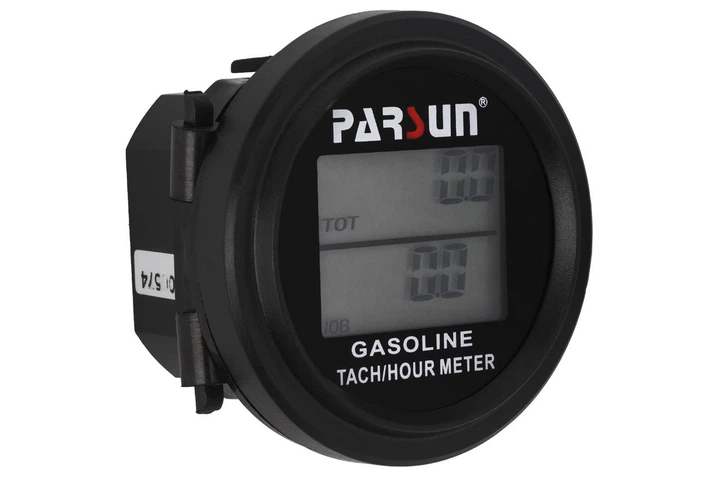 Тахометр-счетчик моточасов Parsun RL-HM005L черный 6000 об/мин 12 В (RL-HM005L) - Фото 2 Тахометр-счетчик моточасов Parsun RL-HM005L черный 6000 об/мин 12 В (RL-HM005L) - изображение 2