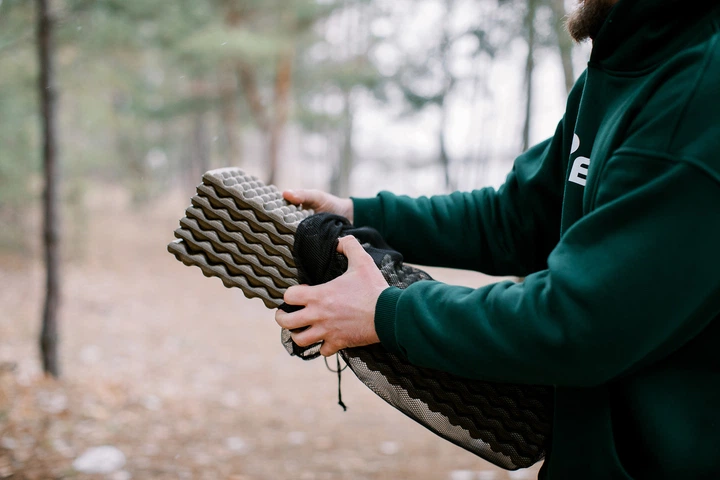 Складной коврик Tribe Camper T-BC-0002 коричневый водонепроницаемый портативный (T-BC-0002) - изображение 3