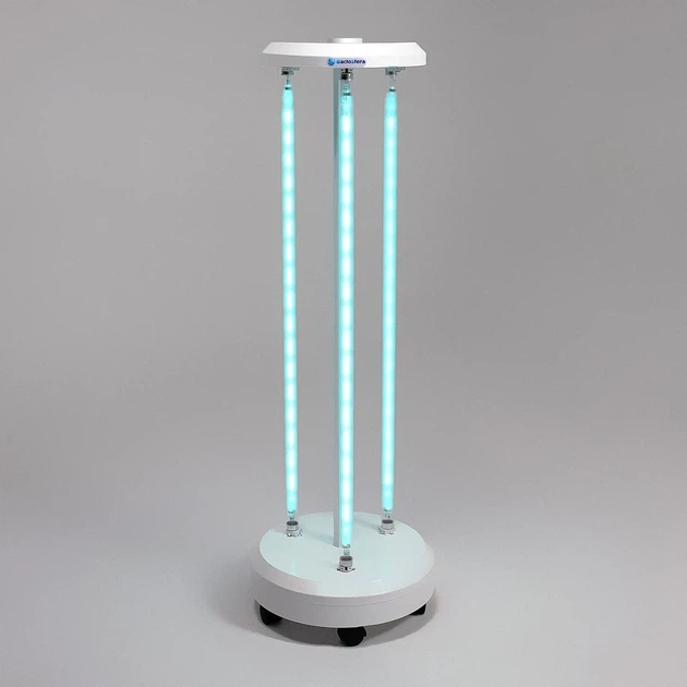 Медицинский облучатель BactoSfera MED 30x3 TIMER передвижной 3 лампы 30 Вт 360х360х1120 мм 5,9 кг ука - изображение 2