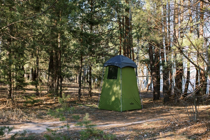 Санітарна палатка Tribe Shower Pro T-AC-0001 оливкова багатофункціональна для душу та туалету (T-AC-0001) - Фото 5 Санітарна палатка Tribe Shower Pro T-AC-0001 оливкова багатофункціональна для душу та туалету (T-AC-0001) - зображення 5