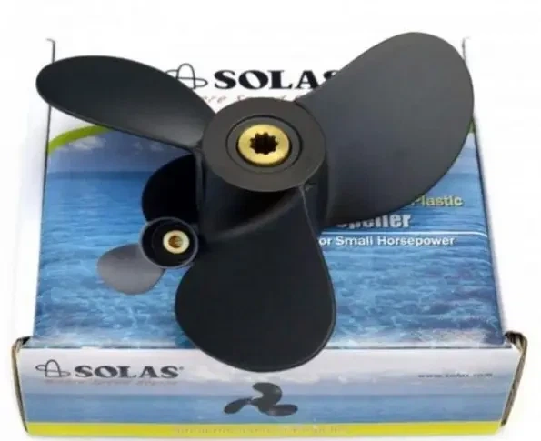 Винт SOLAS Yamaha 8.5x9 алюминий 3 лопасти 7 шлицов (3011-085-09) - изображение 2