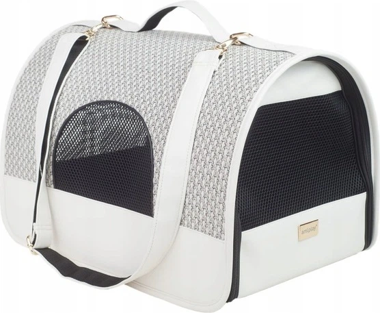 Транспортна сумка для собак і котів Amiplay Morgan L Біла (5907563250611) - зображення 4