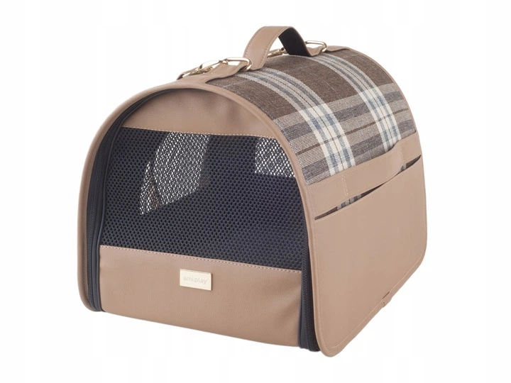 Torba transportowa dla psów i kotów Amiplay Kent M Beżowa (5907563256545) - obraz 9