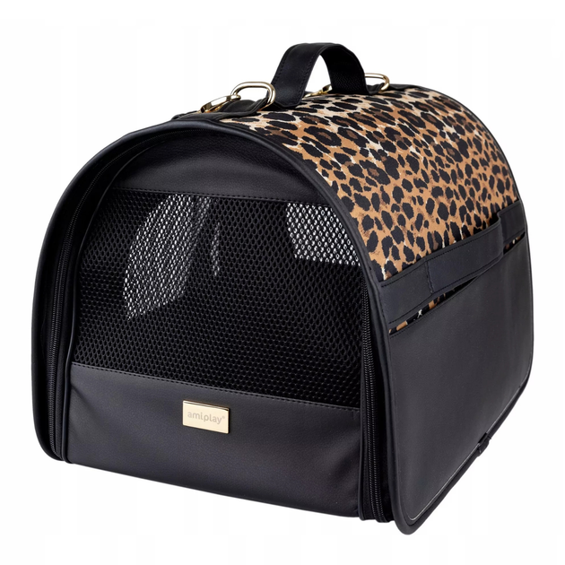 Torba transportowa dla psów Amiplay Safari M Panterka (5907563269712) - obraz 5
