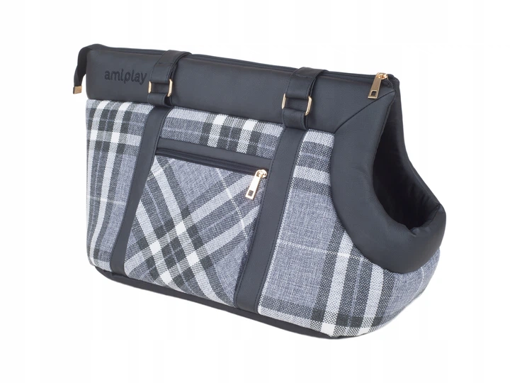 Torba transportowa dla psów Amiplay Kent L Czarna (5907563238213) - obraz 2