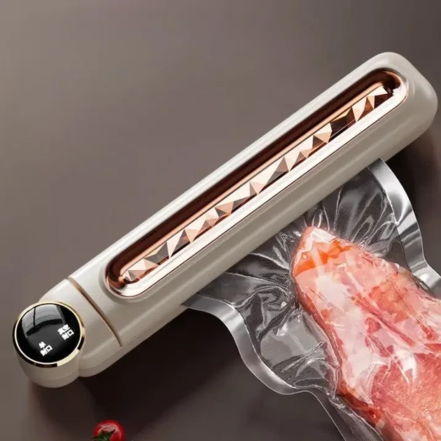 Кухонный вакуумный упаковщик пищевых продуктов с дисплеем Vacuum sealer LS-802 Белый Бытовой вакууматор домашний - изображение 7