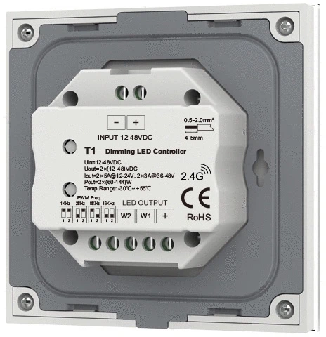 Сенсорний димер Skydance T1 12-48VDC (9990001084431) - зображення 2