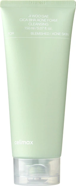Pianka do mycia twarzy Celimax Ji Woo Gae Cica BHA Acne Foam Cleansing do skory problemowej 150 ml (8809783324097) - obraz 1