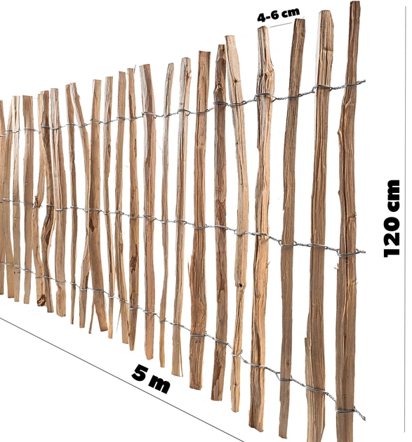 Ogrodzenie ogrodowe Kadax Karo 500 x 120 cm (K5862) - obraz 3