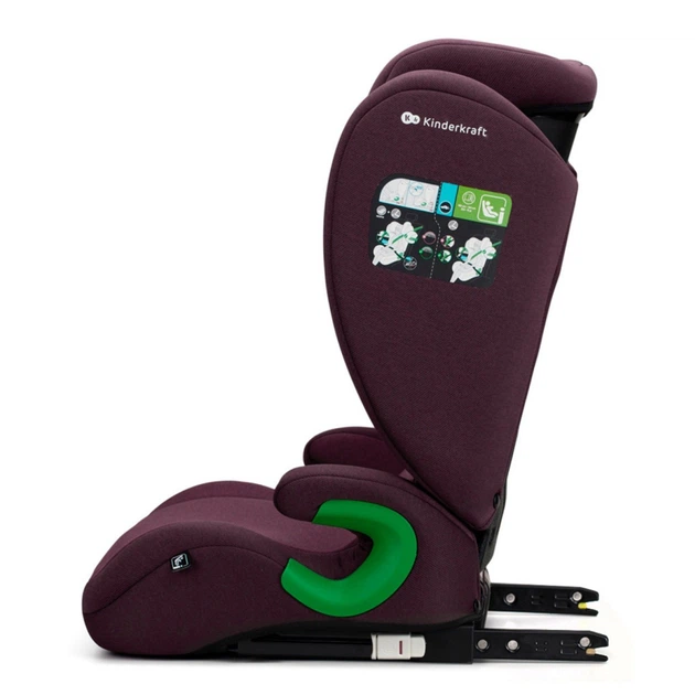 Автокресло Kinderkraft Junior Fix 2 i-Size Cherry Pearl (KCJUFI20RED0000) (5902533921584) - изображение 4