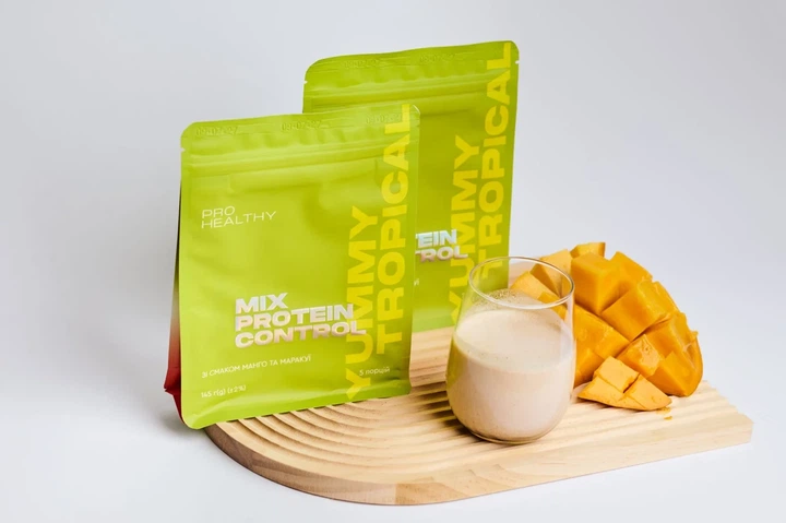 Низкокалорийный питательный коктейль Mix Protein control Yummy Tropical, 145 г - изображение 2