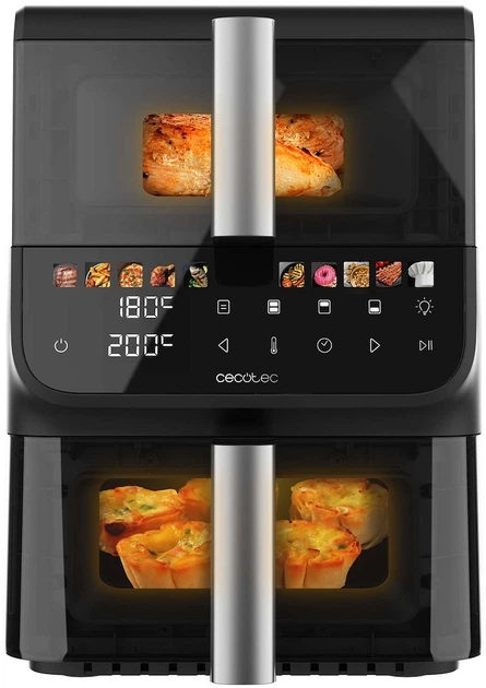 Frytkownica beztłuszczowa Cecotec Cecofry DuoLevel 10000 DuoSize (A01_EU01_109328) - obraz 3