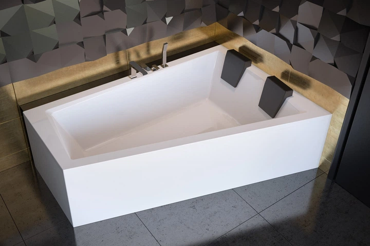 Ванна акрилова INTIMA DUO 180x125 Права (соло) без ніг - изображение 4