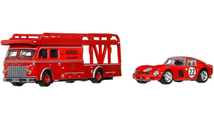 Машинка Premium 2шт Hot Wheels Ferrari 250 GTO та Fiat 642 RN2