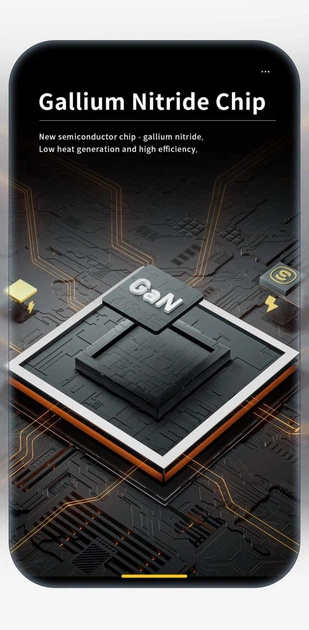 Зарядний пристрій ESSAGER GaN 65W PPS PD3.0+QC4.0 3-порти (USB + 2 Type-C) для ноутбука планшета смартфона (JT-TP65C2U1) - зображення 9