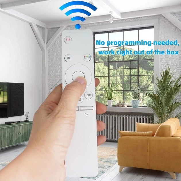 Універсальний пульт дистанційного управління SMART TV для телевізорів SAMSUNG TV / LED TV / LCD / QLED TV / HDTV / 4K (колір білий) - зображення 8