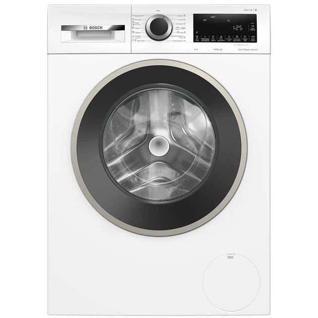 Пральна машина повногабаритна BOSCH Серія 4 WGA244Z0UA + Сушильна машина BOSCH Серія 4 WQG14210UA (комплект) - Фото 3 Пральна машина повногабаритна BOSCH Серія 4 WGA244Z0UA + Сушильна машина BOSCH Серія 4 WQG14210UA (комплект) - изображение 3