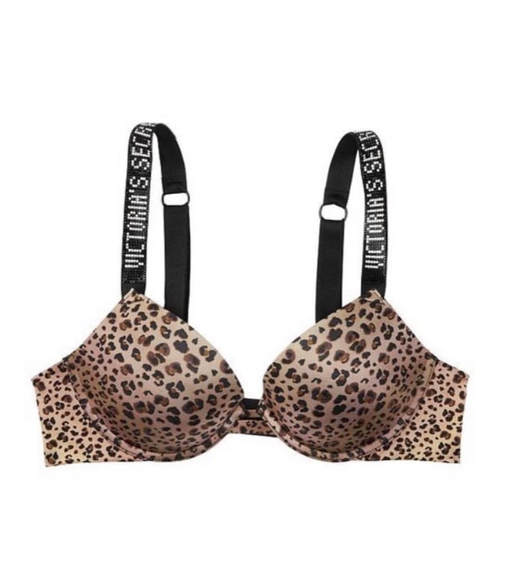 Бюстгальтер Victoria’s Secret Чорний з бежевим 36D - Фото 3 Бюстгальтер Victoria’s Secret Чорний з бежевим 36D - зображення 3