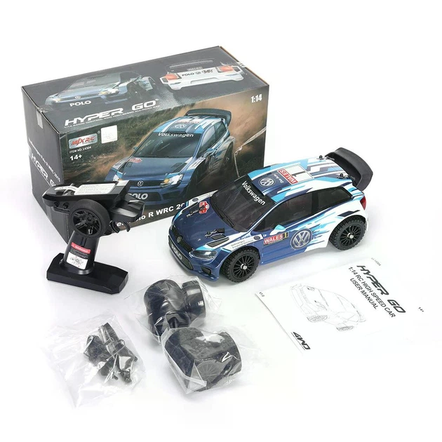 Машинка на радіокеруванні MJX Hyper Go 14304 4WD (VW Polo R WRC