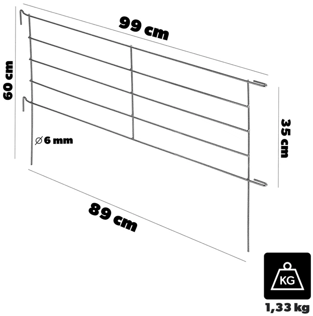 Stalowe ogrodzenie ogrodowe Kadax Linz K10696 - obraz 2