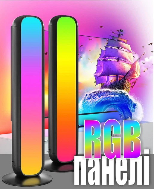 Розумні світлодіодні RGB-панелі (вибір кольору) Tuya Smart LED Bluetooth/Wi-Fi, керування голосом Alexa/Google, віддалений доступ, програма на Android/iOS - Фото 13 Розумні світлодіодні RGB-панелі (вибір кольору) Tuya Smart LED Bluetooth/Wi-Fi, керування голосом Alexa/Google, віддалений доступ, програма на Android/iOS - зображення 13