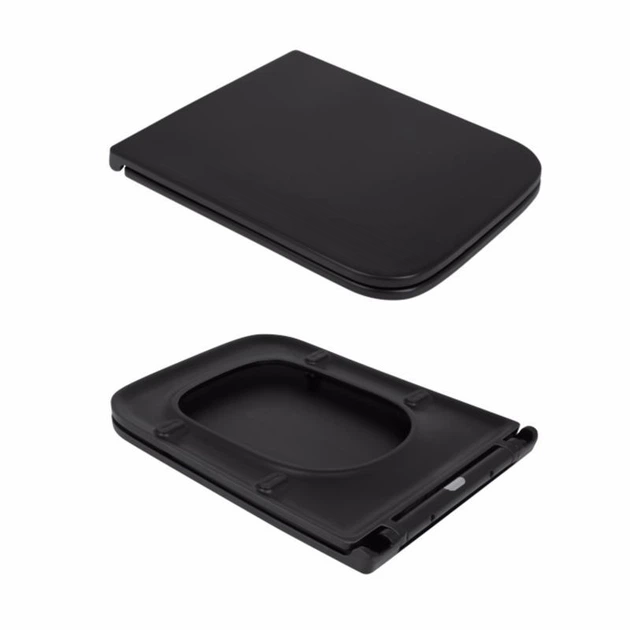 Унітаз підвісний Qtap Gemini безободковий з сидінням Soft-close QT2533076EUQMB - зображення 8