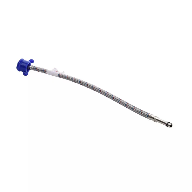 Шланг для змішувача Solomon М10х1/2″ 50 см, нержавіюча сталь (HY6201 A) - зображення 2