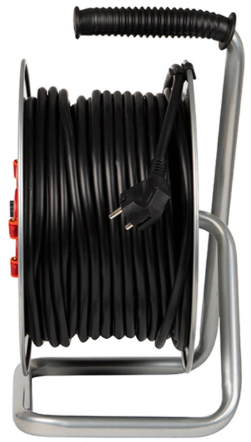 Подовжувач мережевий Blow PR-61 4-розетковий з заземленням 50 м металевий барабан (5900804141693) - зображення 2