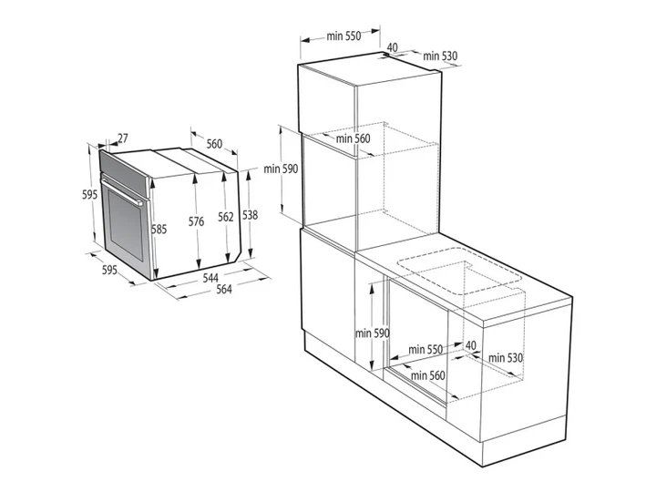 Духовка електрична Gorenje BPSA6138B - изображение 11