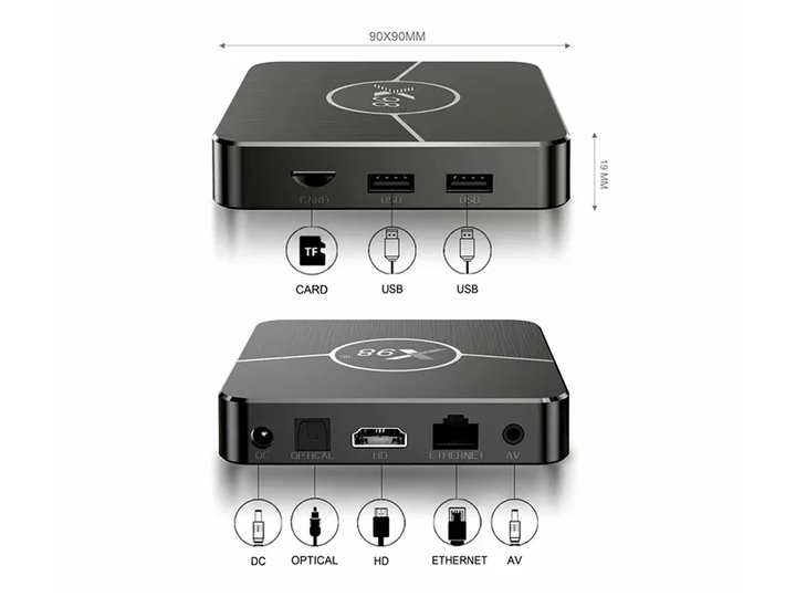 Смарт ТВ приставка X98 Plus 4/64Gb (+180 днів ТВ) - Фото 10 Смарт ТВ приставка X98 Plus 4/64Gb (+180 днів ТВ) - изображение 10