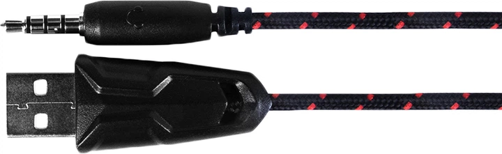 Słuchawki Modecom MC-839 Sword Volcano Gaming Series Czarno-Czerwone (S-MC-839-SWORD) - obraz 5