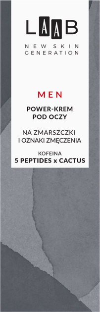 Krem pod oczy AA LAAB Men Power przeciwzmarszczkowy 15 ml (5900116106892) - obraz 2