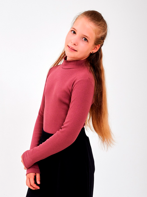 Подростковое боди-гольф для девочки Smil 102779 170 см Сливовое (4824039357326) - Фото 2 Подростковое боди-гольф для девочки Smil 102779 170 см Сливовое (4824039357326) - изображение 2