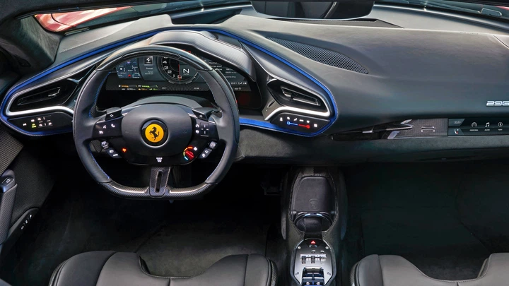 Захисне скло Pixsel на панель приладів FERRARI 296 - 17.9“ 2022 - (гібридне мат) - изображение 2
