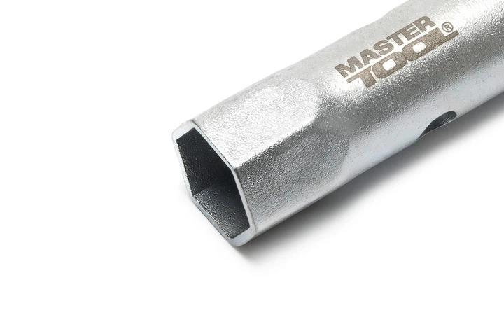 Ключ торцевий MASTERTOOL трубчастий 8×10 мм з отвором для воротка 73-1008 - Фото 2 Ключ торцевий MASTERTOOL трубчастий 8×10 мм з отвором для воротка 73-1008 - изображение 2